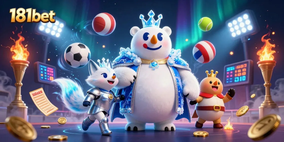 Engage in action at 181bet with dynamic sports betting elements featuring cartoon characters.