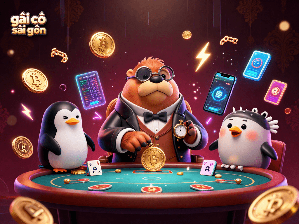 Engage with gái gọi sài gòn in a vibrant underwater casino, showcasing unique poker action.