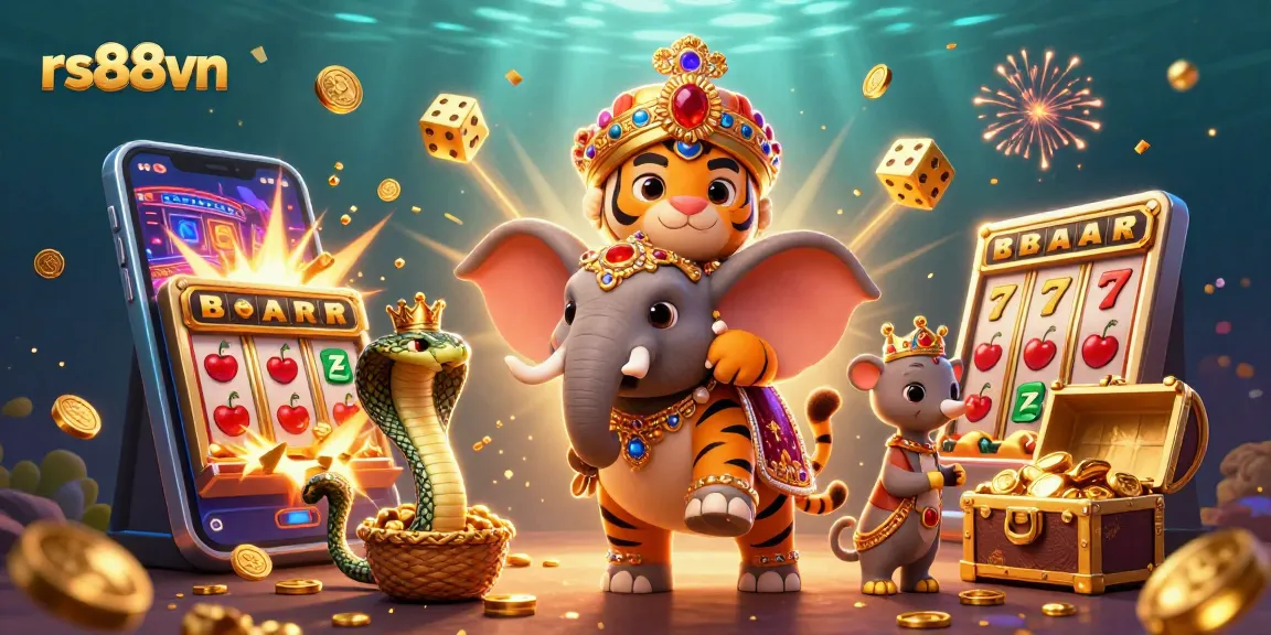 Experience thrilling gameplay at rs88vn with stunning visuals of an online casino extravaganza.