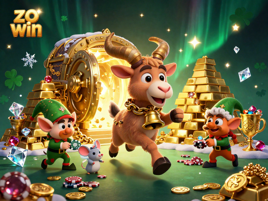 Join the excitement at zo win, where a festive Krampus goat runs a thrilling casino with mischievous elves!