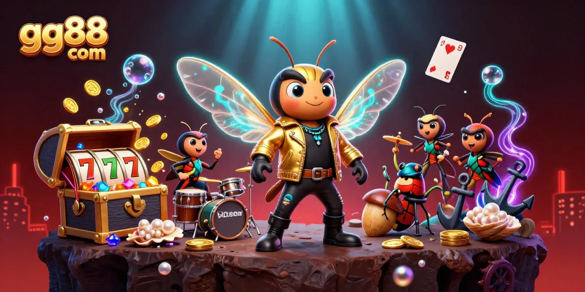 Experience thrilling gameplay with gg88 com's animated casino scene showcasing lively characters and vibrant slot elements.