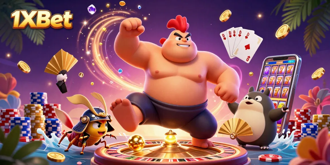 Engage in thrilling gameplay with 1xBet featuring fierce characters and dynamic casino elements.