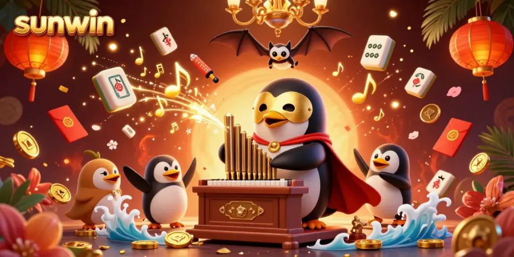 Experience the thrill of sunwin with our vibrant casino gaming visual, showcasing the excitement of winning.