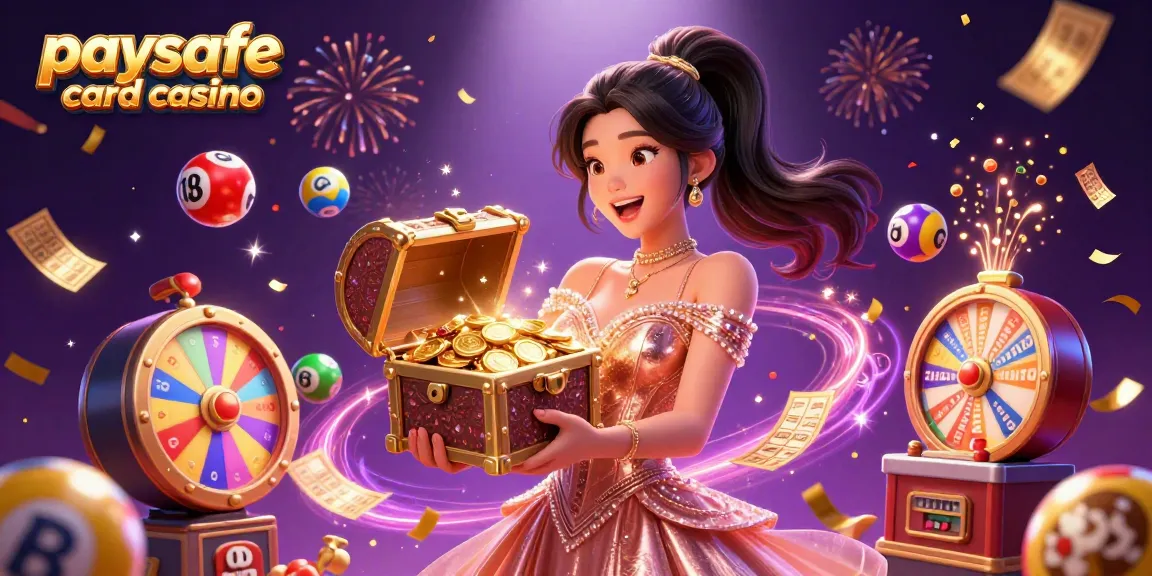 Erleben Sie Aufregung in einem Paysafe Card Casino mit einem überfließenden Schatz aus Edelsteinen und goldenen Münzen!