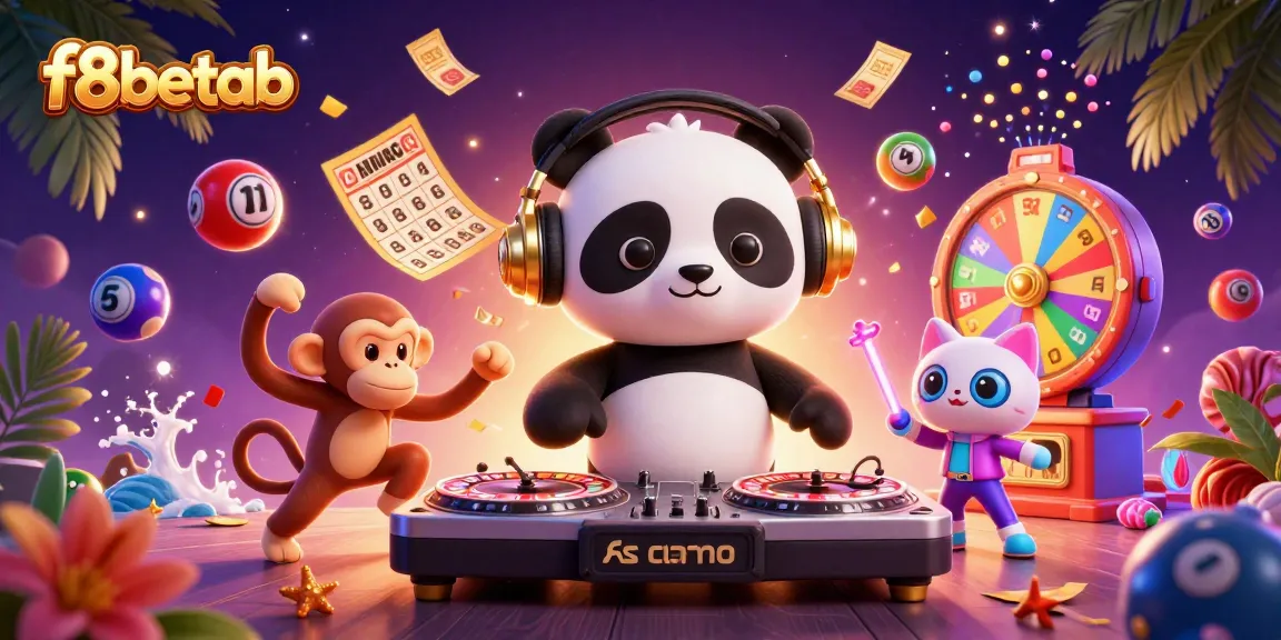 Experience thrilling wins with f8betab in a vibrant casino-themed dance scene