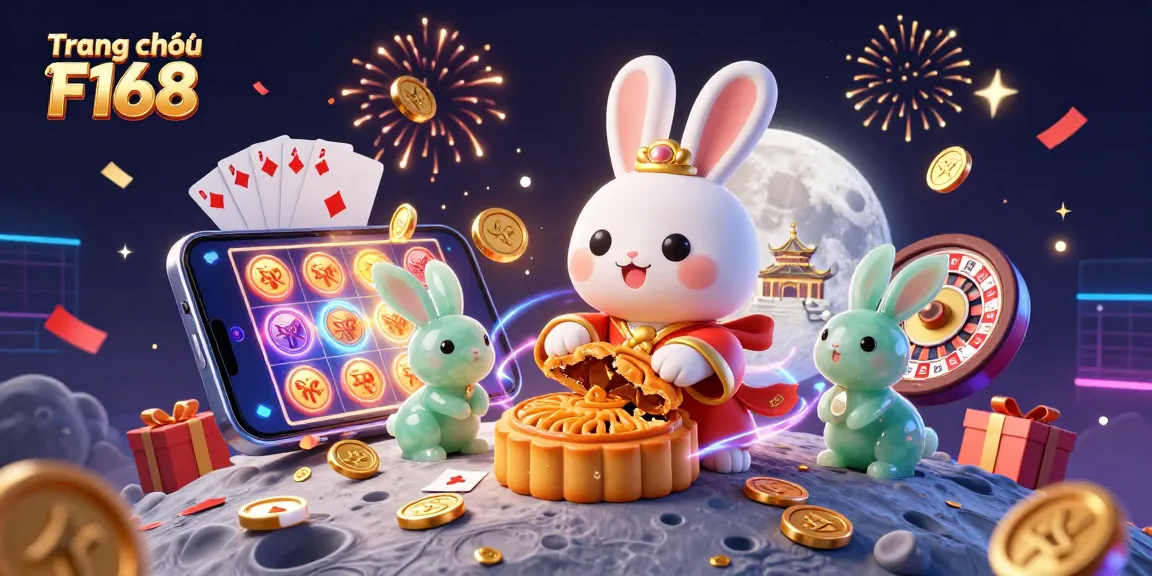 Experience the thrilling world of Trang chủ F168 with vibrant game components, poker chips, and exciting casino elements.