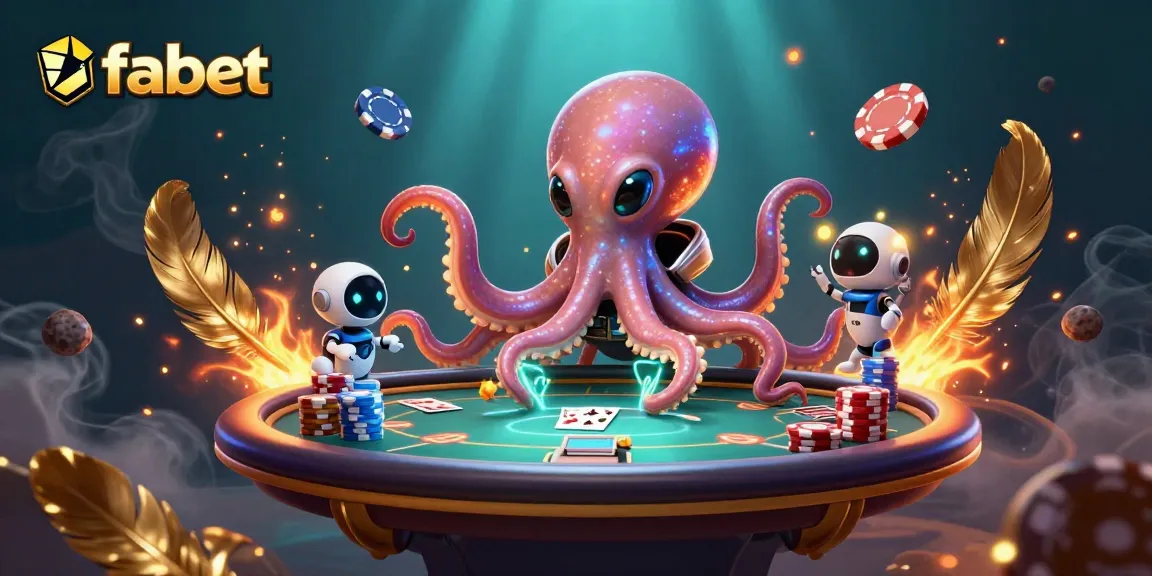 Join the fun with fabet at a holographic poker table, where dynamic gameplay meets interstellar excitement.