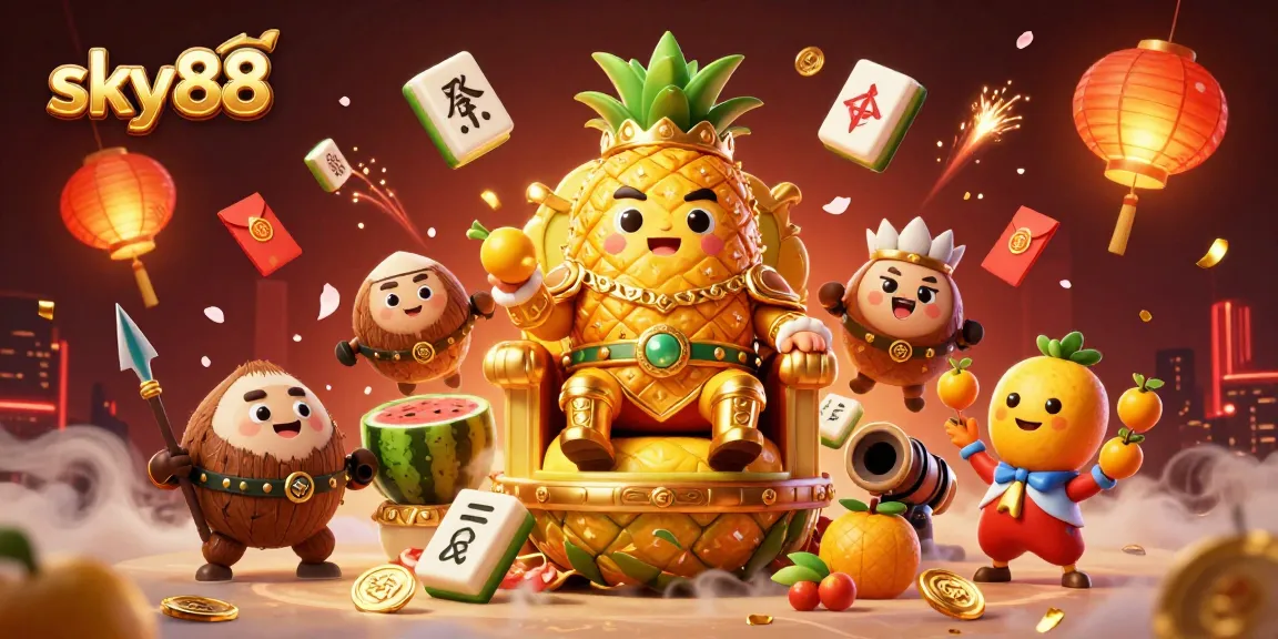 Experience the excitement of sky88 gaming with colorful characters and dynamic casino elements.